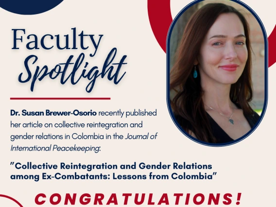 Faculty Spotlight I Dr. Susan Brewer-Osorio