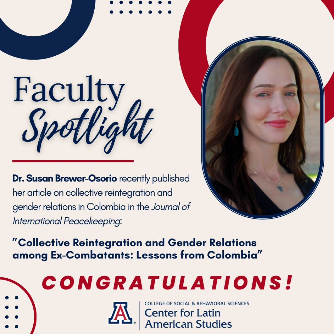 Faculty Spotlight I Dr. Susan Brewer-Osorio