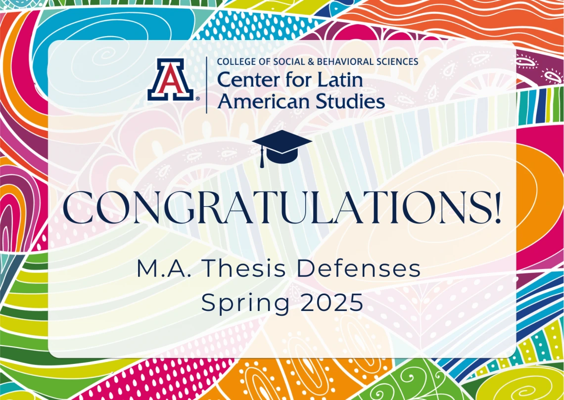 M.A. Thesis Defenses Spring 2025