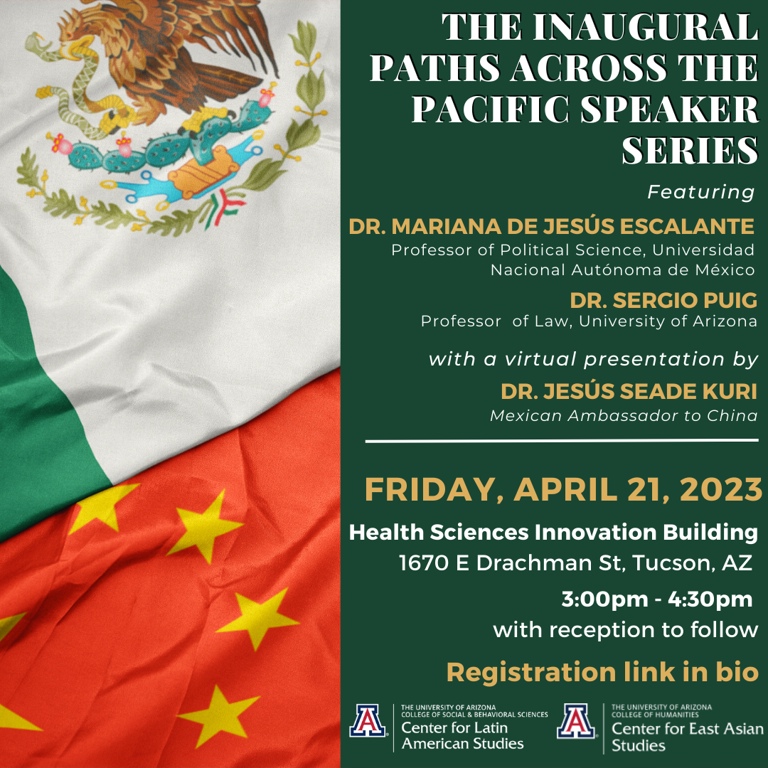 The Inaugural Paths Across the Pacific Speaker Series | Latin American ...