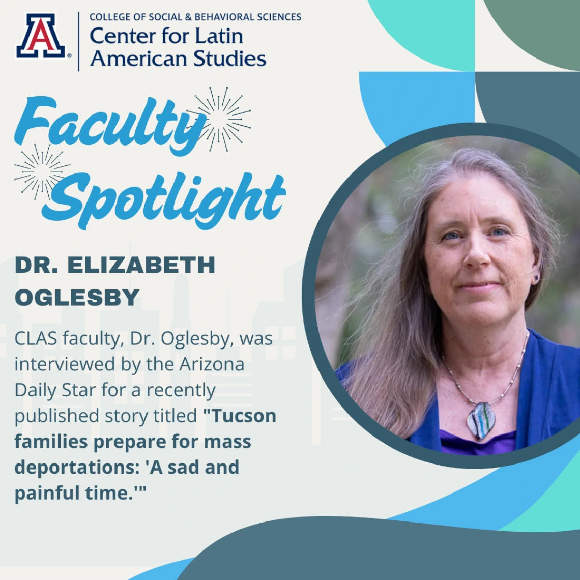 Faculty Spotlight Dr. Elizabeth Oglesby