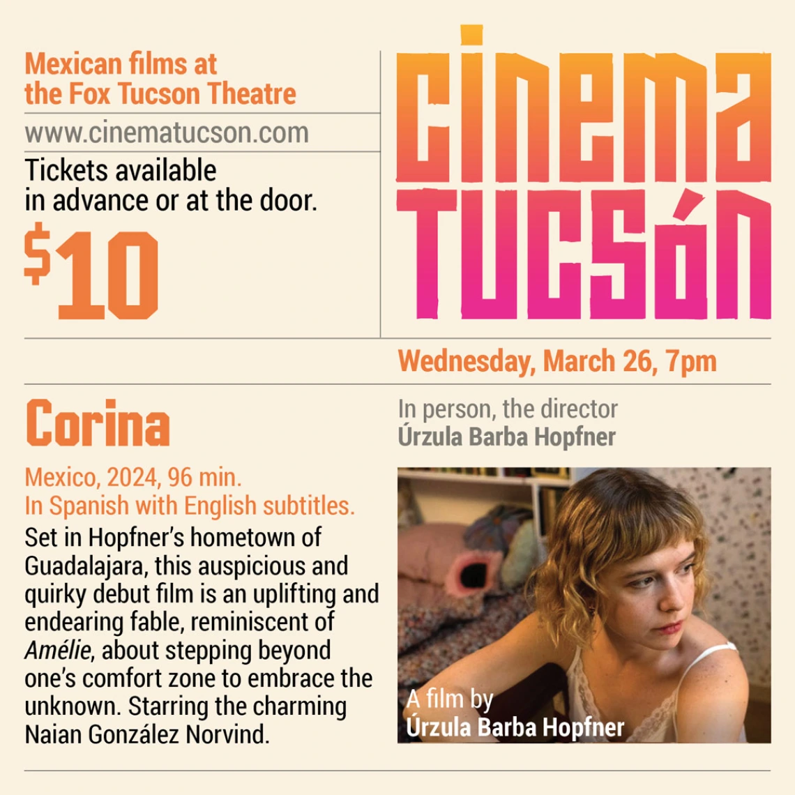 Cinema Tucson: Corina.