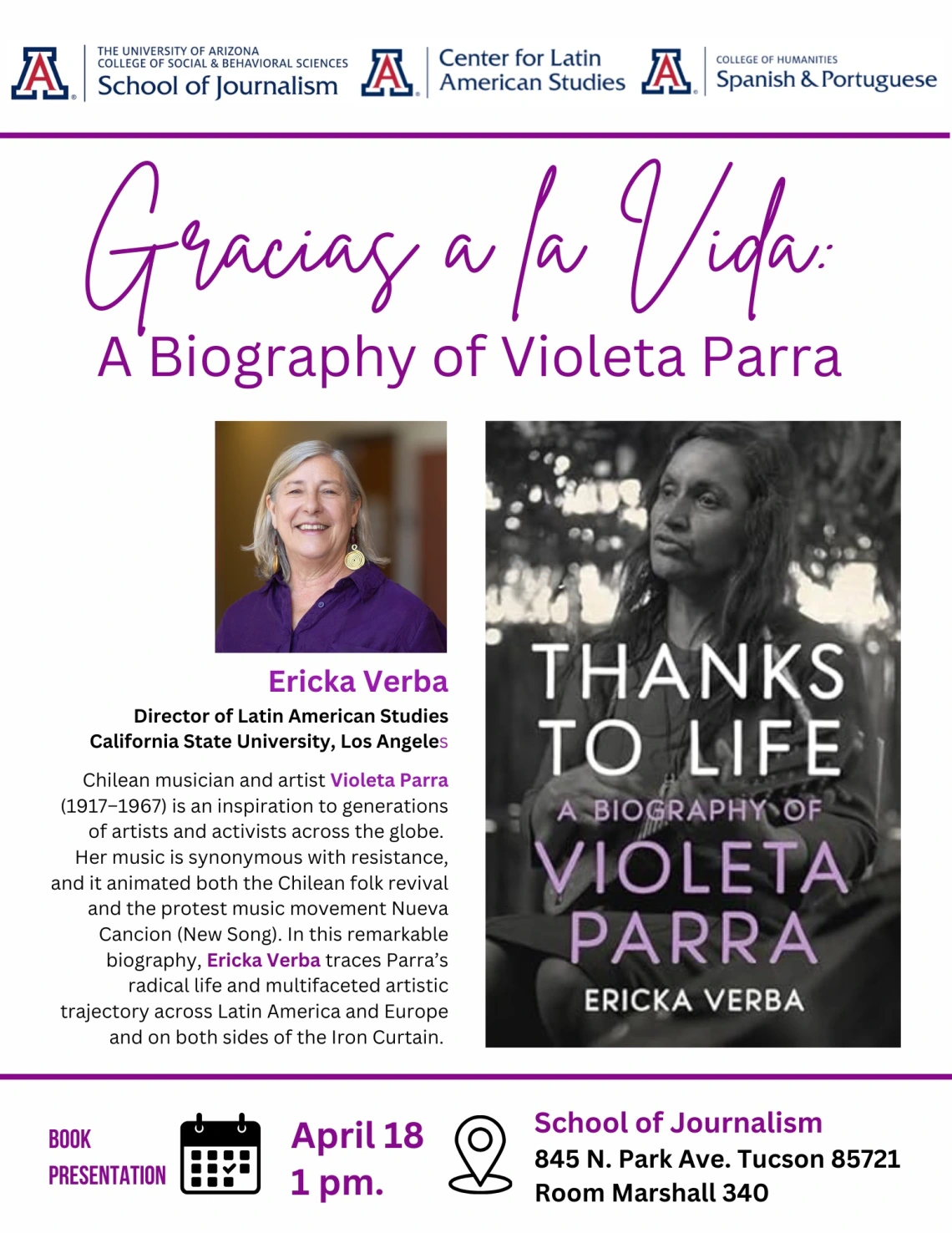 Gracias a la Vida. A Biography of Violeta Parra