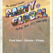 party at global event flyer