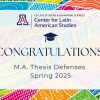 M.A. Thesis Defenses  Spring 2025