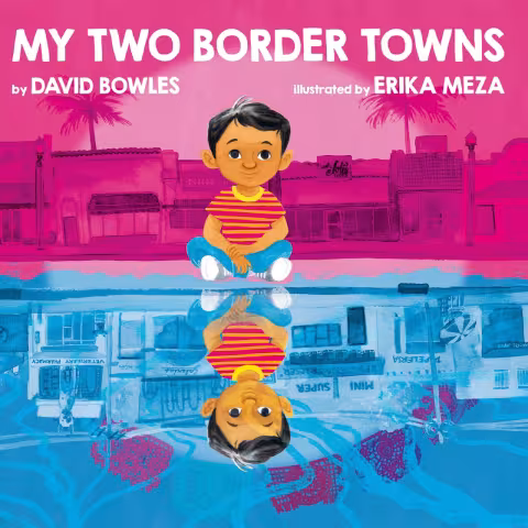 "My Two Border Towns" book cover.