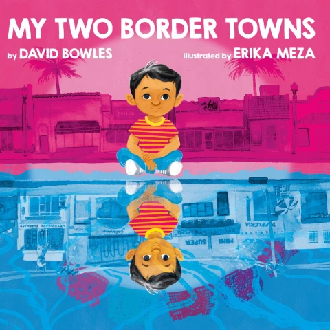 "My Two Border Towns" book cover.